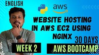 Live  Website Hosting In AWS EC2 with demo | Week 2 | English