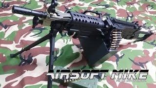 A&K M249 PARA AIRSOFT LMG Unboxing / Review