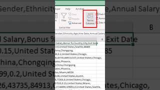 Split Comma Separated Values in Excel to Columns