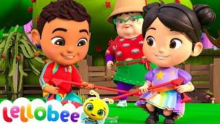 Recycle Stomp  Lellobee Kids Songs & Cartoons! Sing and Dance