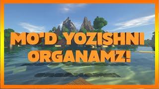 MINECRAFT / MOD YOZISHNI O'RGANAMIZ! / UZBEKCHA