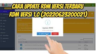 CARA UPDATE RDM VERSI TERBARU