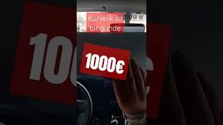 kuryelik ile 1 günde 1000 Euro kazandım #kurye #almanyadayaşam #kuryelik