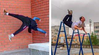 A New Level of PARKOUR / The Best Tricks and Freerunning 2021