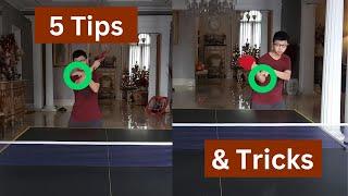 Table Tennis Tips and Tricks to Improve Your Game!