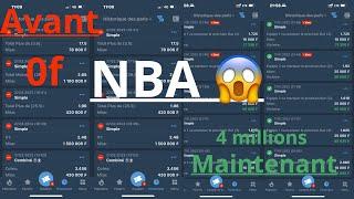 #1xbet la nouvelle faille qui me fait gagner chaque jour 2 millions sur 1xbet en NBA /faille