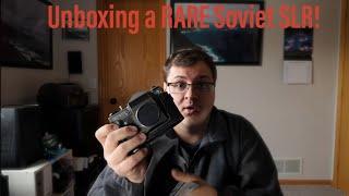 Unboxing a rare Soviet SLR 35mm film camera!