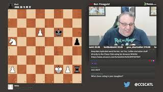 Daily Dose: Ben Finegold attempts to solve a puzzle that stumped IM Levy