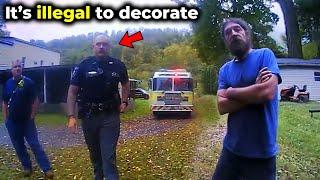 Arrested for Celebrating Halloween! Decorating Your Own Yard is Illegal Now!