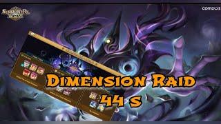 Dimension Raid Improved with Runes 44sec avg!!!