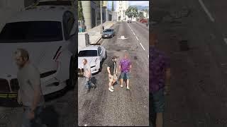 MICHAEL PRANKED LADY POLICE & GOT LUXURY GIFT! #shorts #gta5