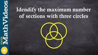 ACT SAT Prep Identify the maximum number of sections with three circles venn diagram