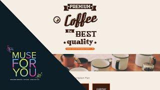 Coffee Beans Website | Adobe Muse CC, Edge Animate, Muse-Themes, and E-Commerce | Muse For You