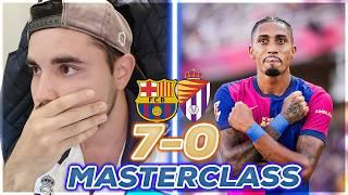 RAPHINHA et BARCA humilient Valladolid ! Résumé FC Barcelone 7-0 Real Valladolid