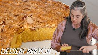 Claire Saffitz Makes Best Crunchy Almond Cake Recipe | Dessert Person