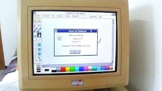 1988 Amstrad PC 8086 Windows 3.0 Test