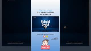 Next.js 14 Personal Portfolio Using Tailwind #nextjs14 #nextjstutorial #nextjs #tailwindcss #css