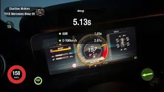 MB E63S AMG W213 Startline Motors 1000HP acceleration 1/4 mile 9.89 sec