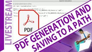 PDF Generation and Saving to a Path in FileMaker - Q&A