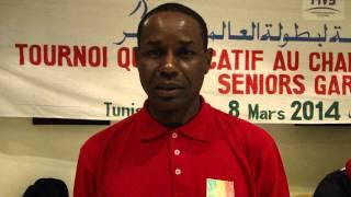 Senegal coach Assane Diallo before WCH qualifier in Tunisia