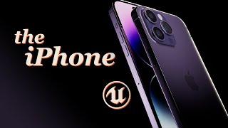 UE5 Product Visualisation - Apple iPhone (Cinematic animation/lighting breakdown + walkthrough!)