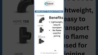 Rainson Pipe Industries Pvt. Ltd. - HDPE Butt Fusion Fittings #hdpe #fittings #rainsonpipeindustries