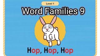 Word Families 9 | Word Familys _OP |Hop Hop Hop |Phonics for Kids