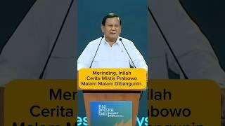 Merinding, Inilah Cerita Mistis Prabowo Malam Malam Dibangunin #prabowo #presiden #indonesia