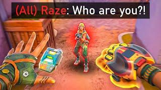 "Raze, what's your name?!"