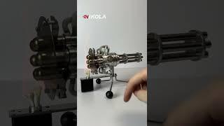 Gatling gun model powered by stirling engine