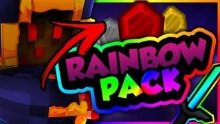 RAINBOW RUSH  RESSOURCE PACK PVP NO LAG (1.7/1.8/1.9/1.10)