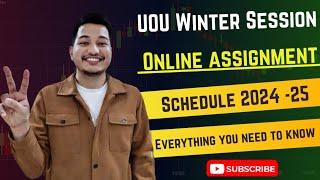 UOU ONLINE ASSIGNMENT 2025 || UOU EXAMINATION 2024-25 || UOU ASSIGNMENT 2024-25