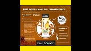 Khadi Econest Almond oil