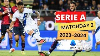 SERIE A 2023 2024 MATCHDAY 2