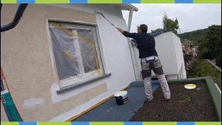 Repairing the facade will cause the plaster to repair and repair the façade