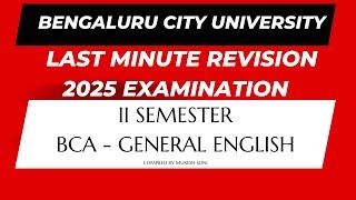 REVISION-BCU-2nd BCA-General English-SEP SYLLABUS