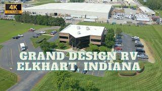 4K Drone Footage - Grand Design RV - Elkhart, Indiana