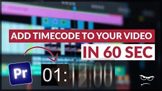 How to add TIMER to your video (Premiere Pro)