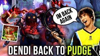 Dendi Still BEST Pudge?! TESTING Pudge ARCANA with Dendi Set - Dota 2