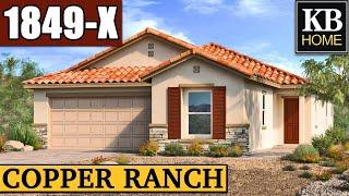 Southwest New Single Story Homes by KB Homes - Reserves Collection at Copper Ranch Plan 1849x