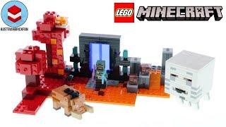 LEGO Minecraft 21255 The Nether Portal Ambush – LEGO Speed Build Review