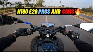 New Pulsar N160 E20 Pros and Cons | Bajaj Pulsar N160 in 2024 |