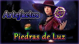 BLACK DESERT |  ARTEFACTOS y PIEDRAS DE LUZ Guia y Consejos