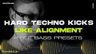 Uncovering Hard Techno-Lowends - Kick & Bass like Alignment (incl. Free Bass Preset)