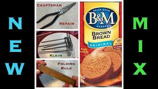 Craftsman Needle Nose Pliers. Klein T-Handle Hex Set. Antique Boxwood Rule. B&M Canned Bread review