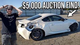 I Bought A CRASHED 2023 BRZ At Auction For $5,000. WILL IT RUN?