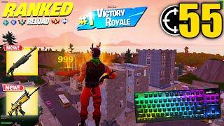 Apex Pro TKL ASMR  55 Kills Unreal Ranked Reload  Satisfying Keyboard OG Fortnite Reload 540FPS 4K