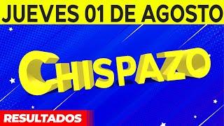 Sorteo Chispazo de las Tres y Chispazo del Jueves 1 de Agosto del 2024