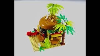 General Jim's Toys and Bricks Paradise Burger Building Blocks Complete Set