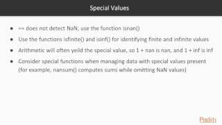 Unpacking NumPy and Pandas : Running through NumPy Data Types | packtpub.com